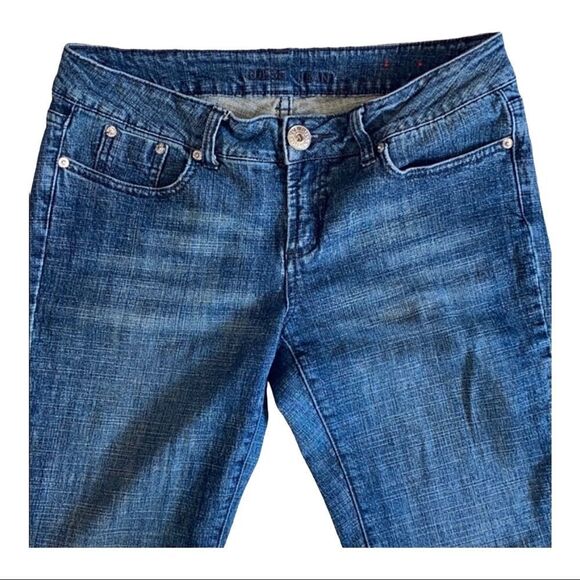 Guess Modele Style Bootcut Jeans Sz 31 – Classic Dark Wash, Cotton Spandex - Picture 5 of 9